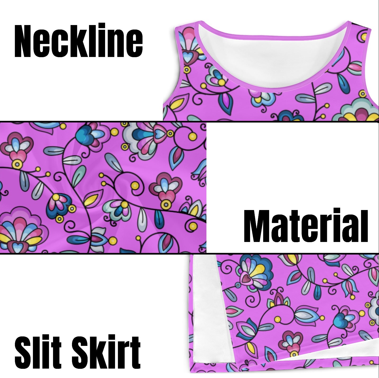 Autumn Bundle Blessing Purple Phaedra Sleeveless Open Fork Long Dress