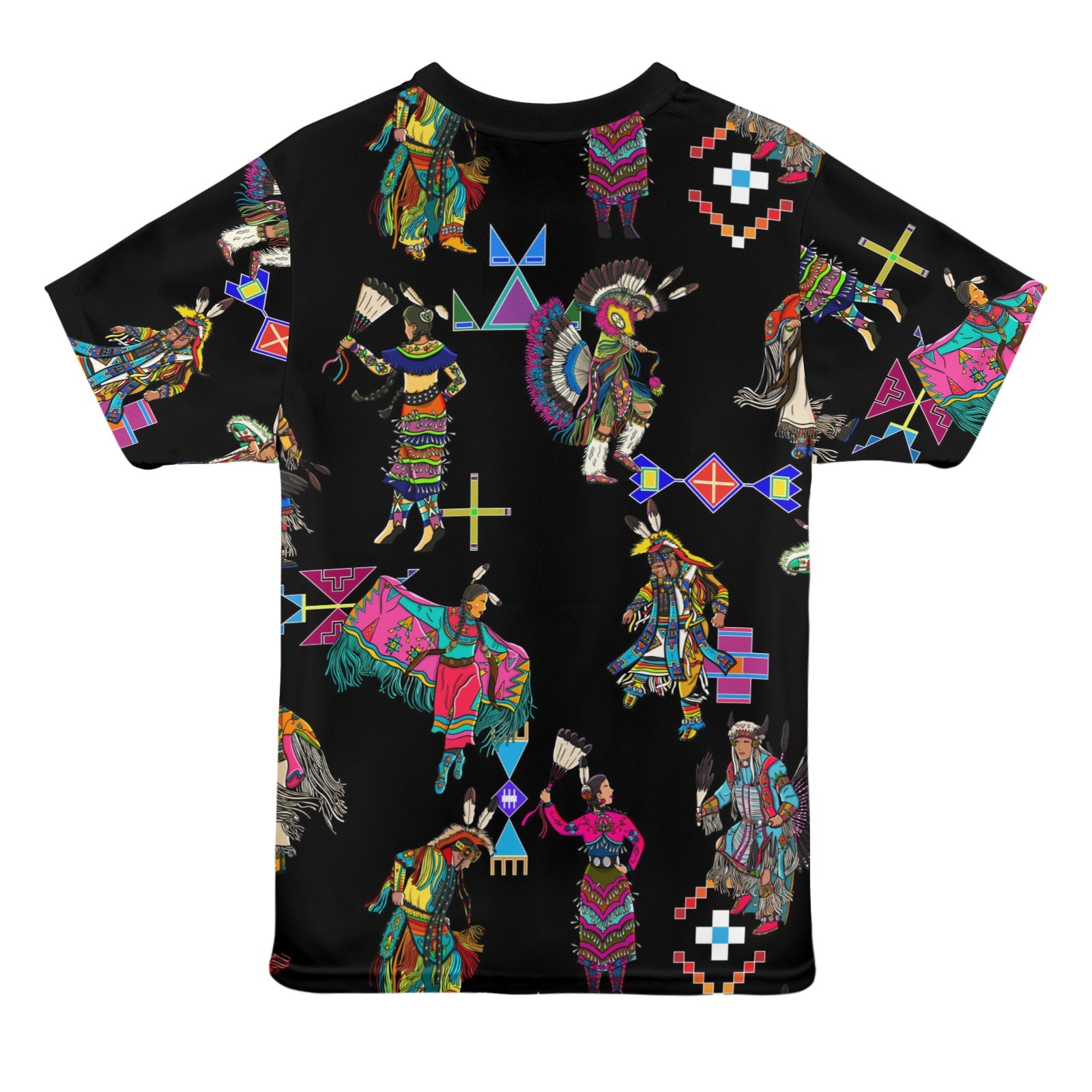 Grand Entry Dancers Black T-shirt for Women