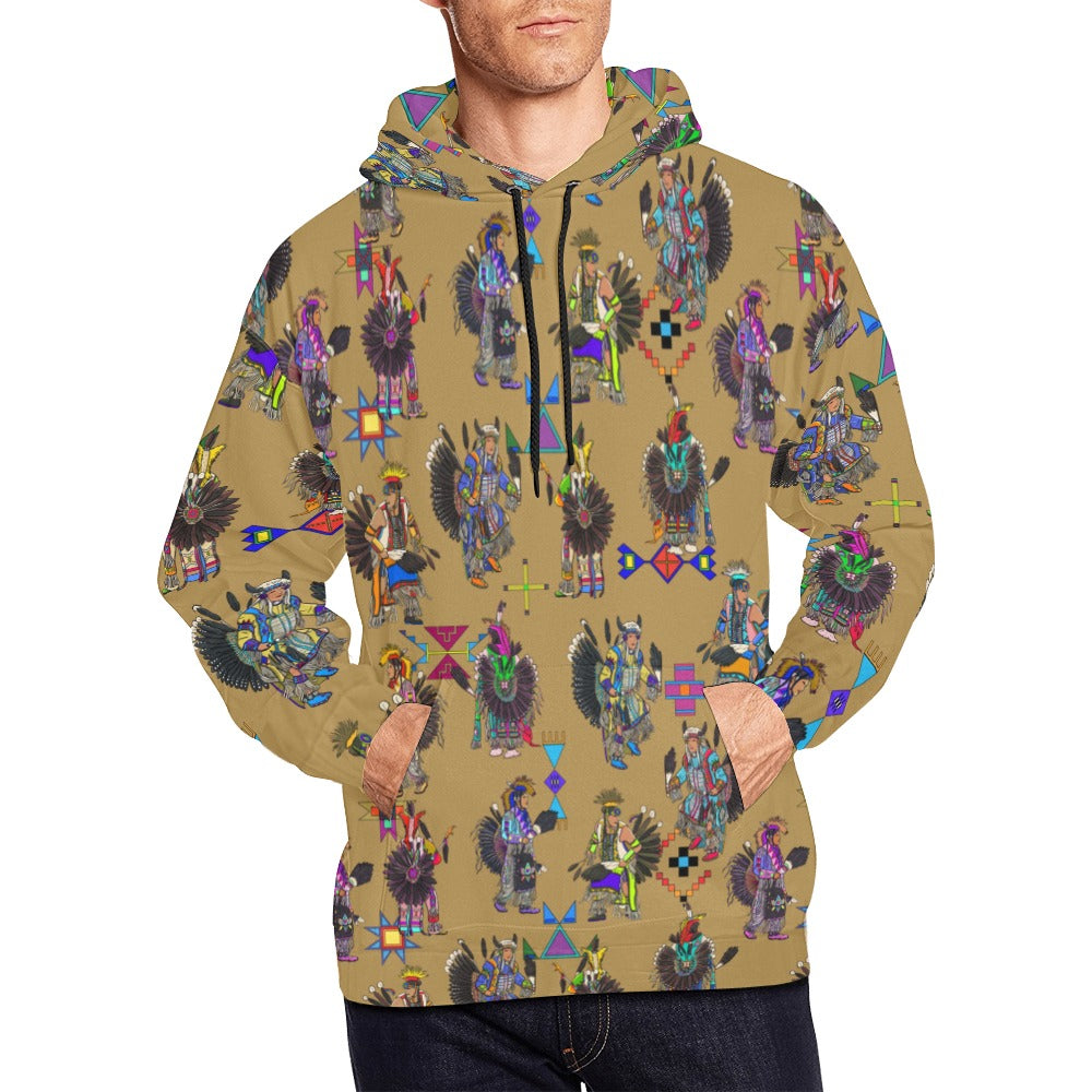 Men's Tradish Dancers Earth Hoodie for Men (USA Size)