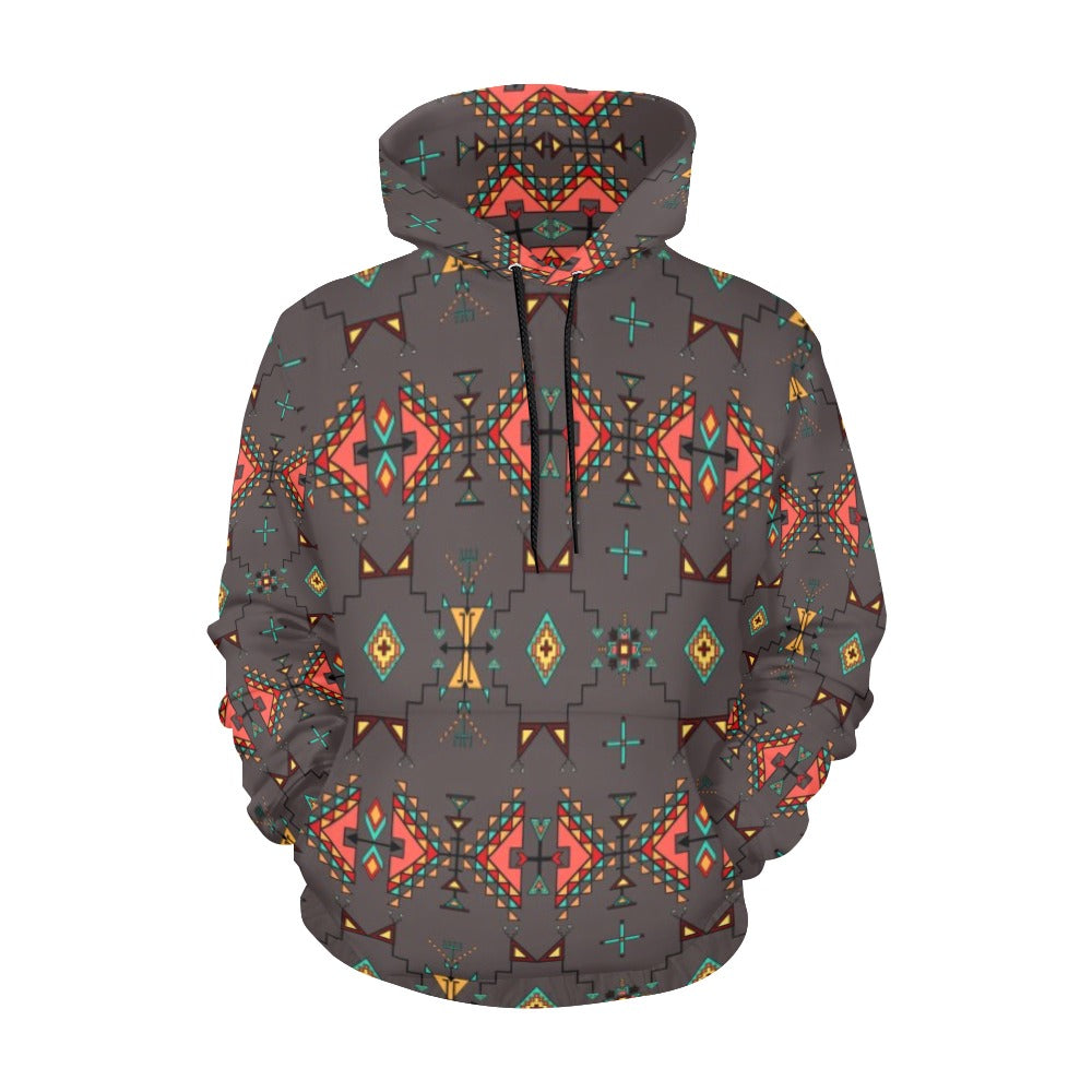 Thunder Flight Gray Hoodie for Women (USA Size)