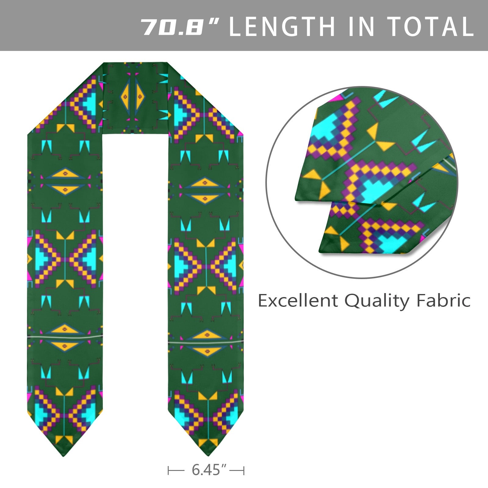 Rite of Passage Squash Leaf Graduation Stole