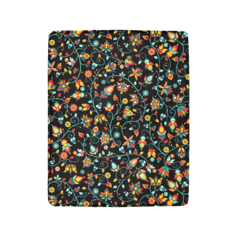 Thorny Path Black Ultra-Soft Micro Fleece Blanket 40"x50"