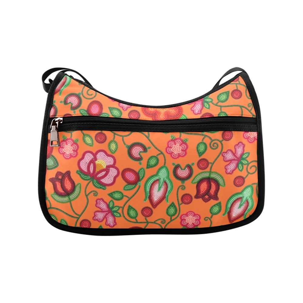 Rose Reverie Orange Crossbody Bag