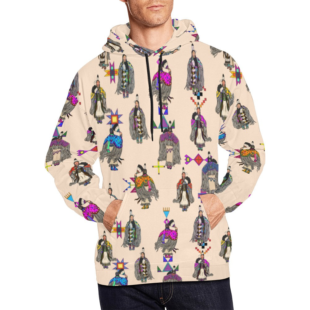 Women's Tradish Dancers  Muslin Hoodie for Men (USA Size)