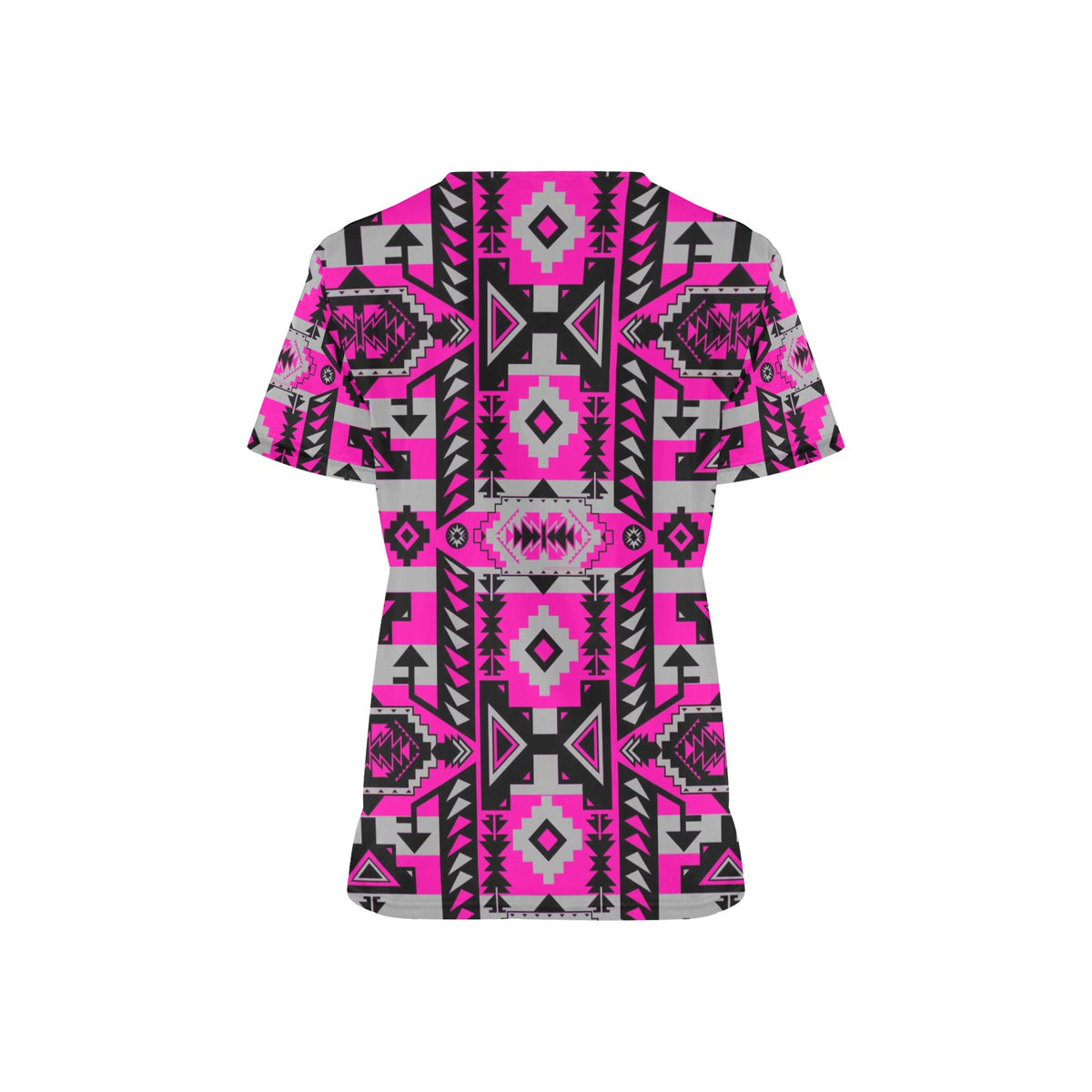 Chiefs Mountain Stunning Sunset Scrub Top