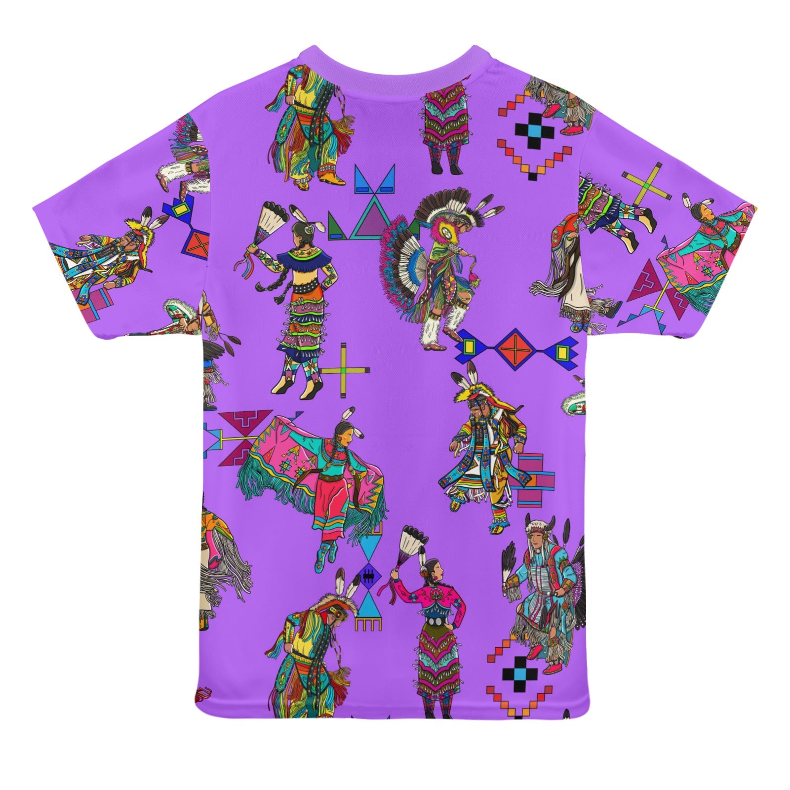 Grand Entry Dancers Purple T-shirt for Women