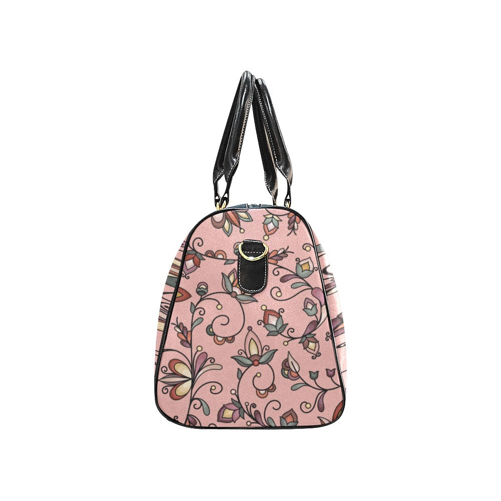 Burnt Sky Petals Peach Waterproof Travel Bag/Small