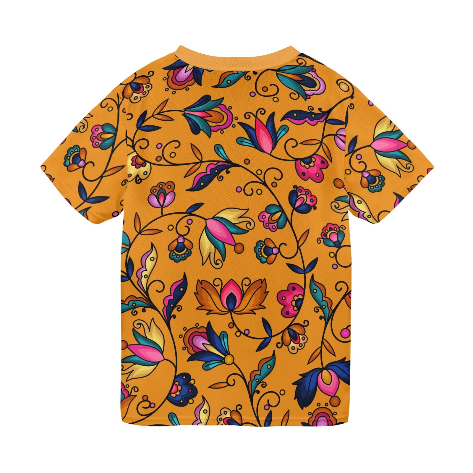 Copper Prairie Petals Orange T-shirt for Men