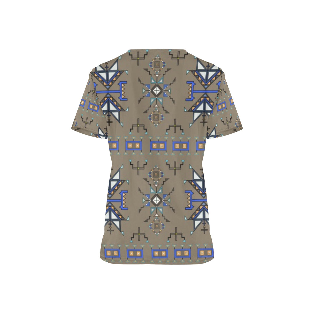 Eagle Strike Brown Scrub Top