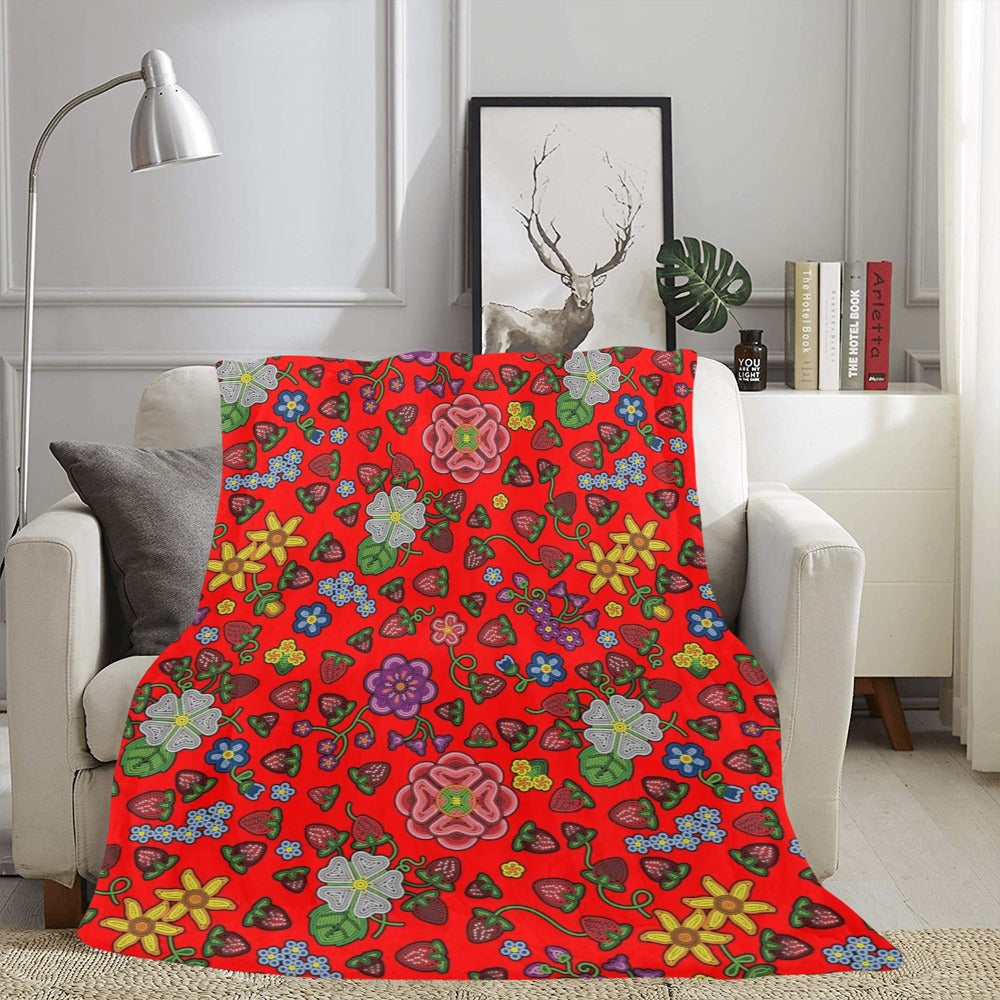 Berry Pop Fire Ultra-Soft Micro Fleece Blanket 60"x80"