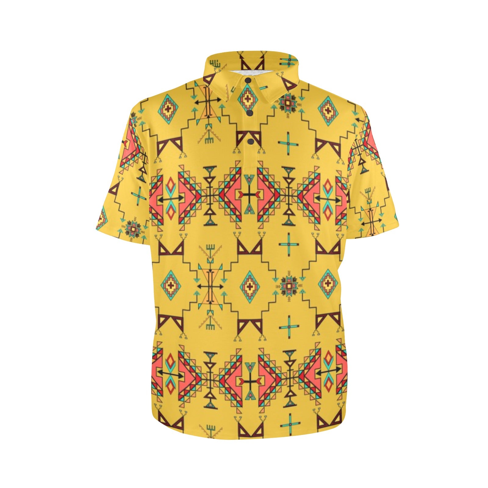 Thunder Flight Yellow Polo Shirt