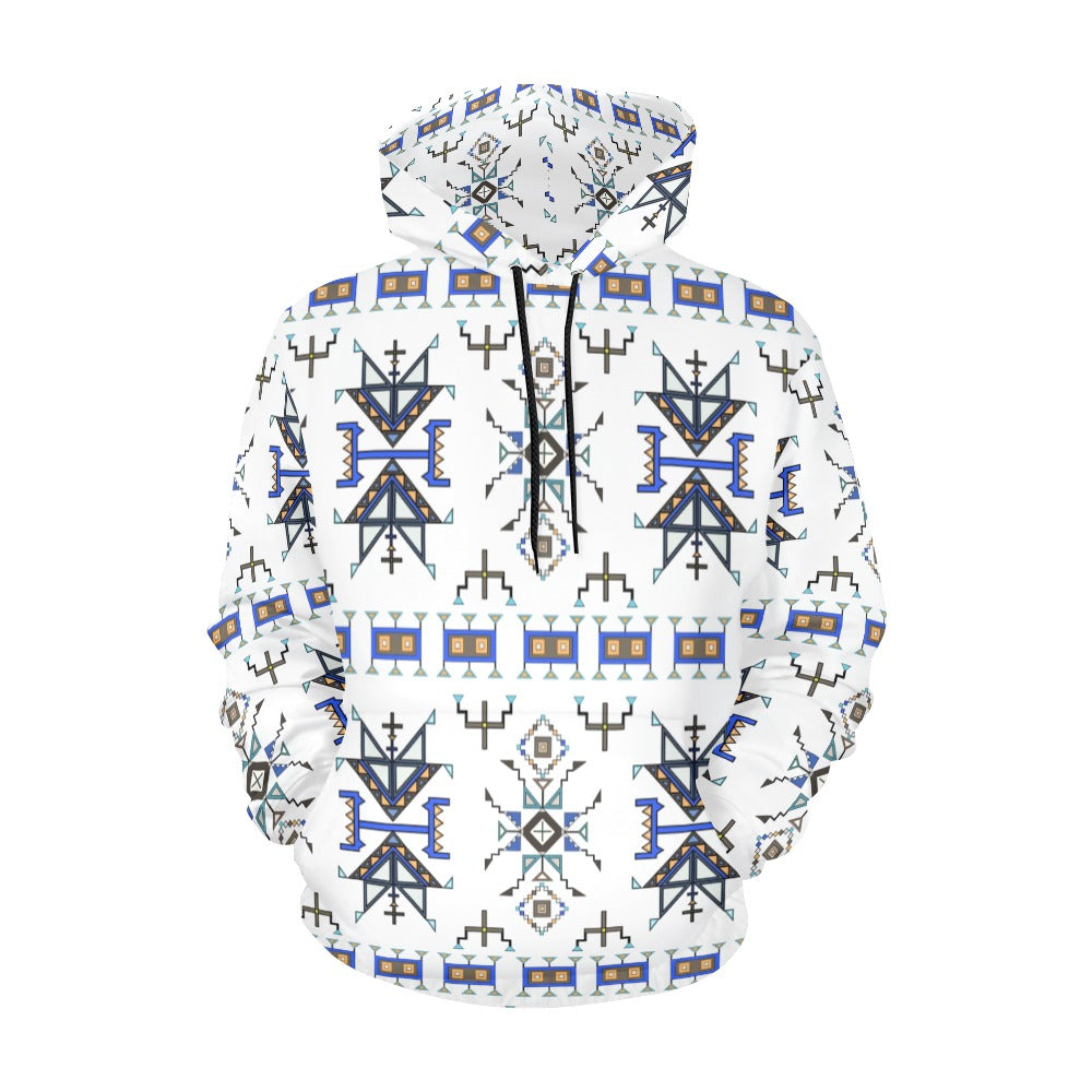 Eagle Strike White Hoodie for Men (USA Size)