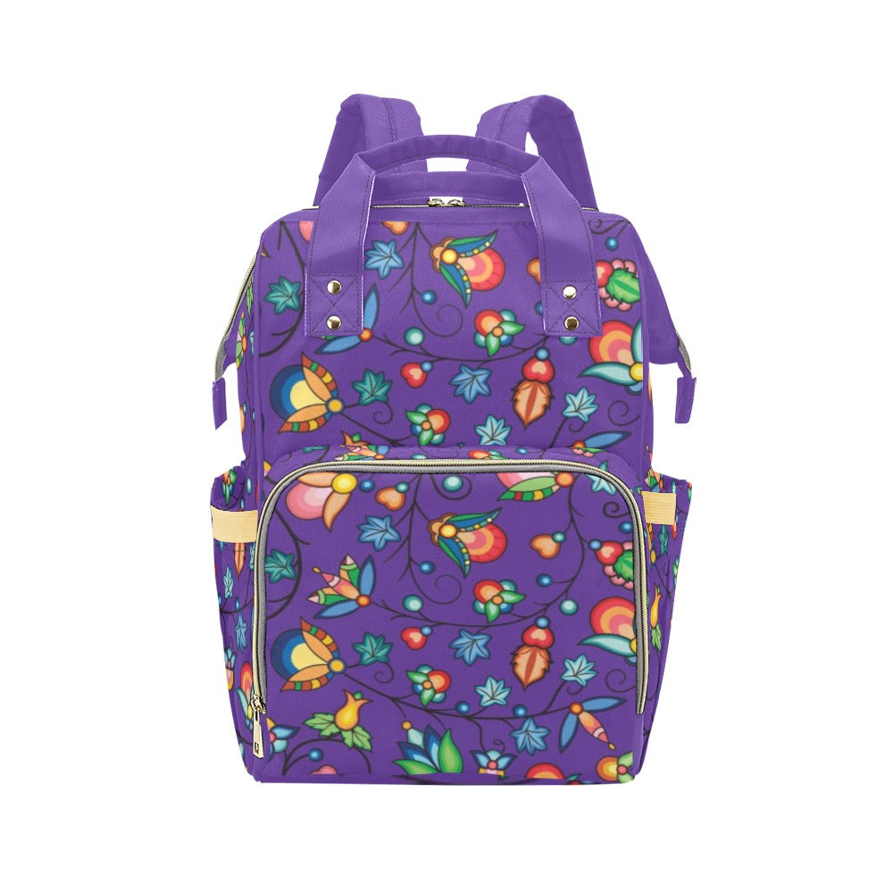 Prairie Plains Spirit Midnight Purple Multi-Function Diaper Backpack/Diaper Bag