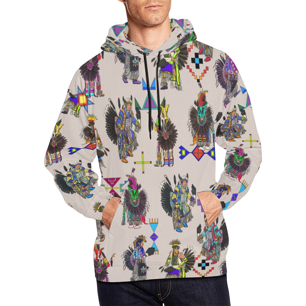 Men's Tradish Dancers Muslin White Hoodie for Men (USA Size)