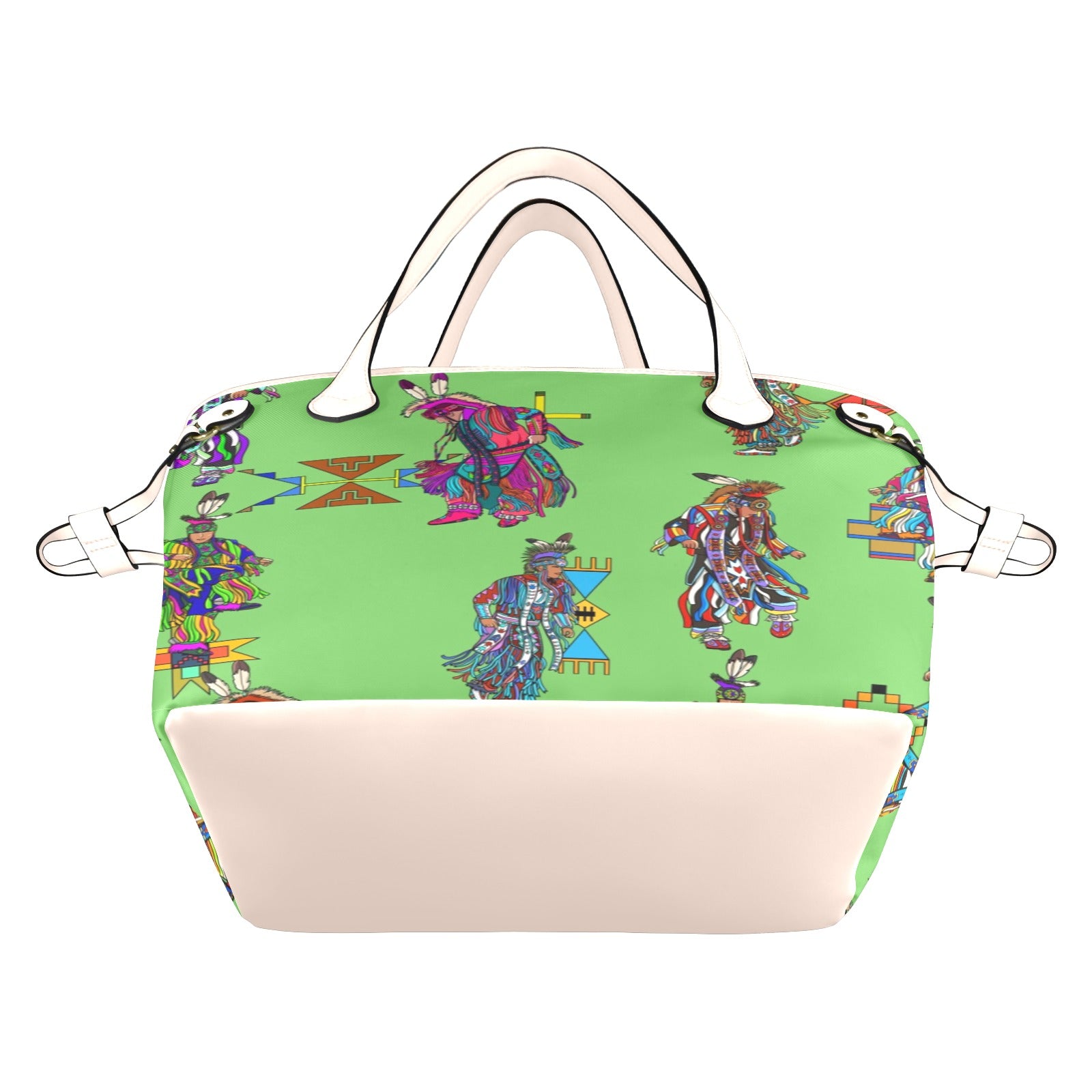 Men's Grass Dancers Grass Clover Canvas Tote Bag