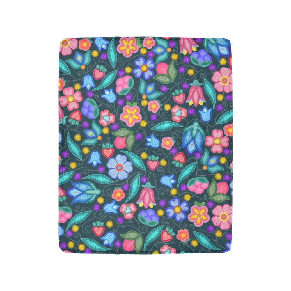 Sweet Offering Dark Teal Ultra-Soft Micro Fleece Blanket 40"x50"