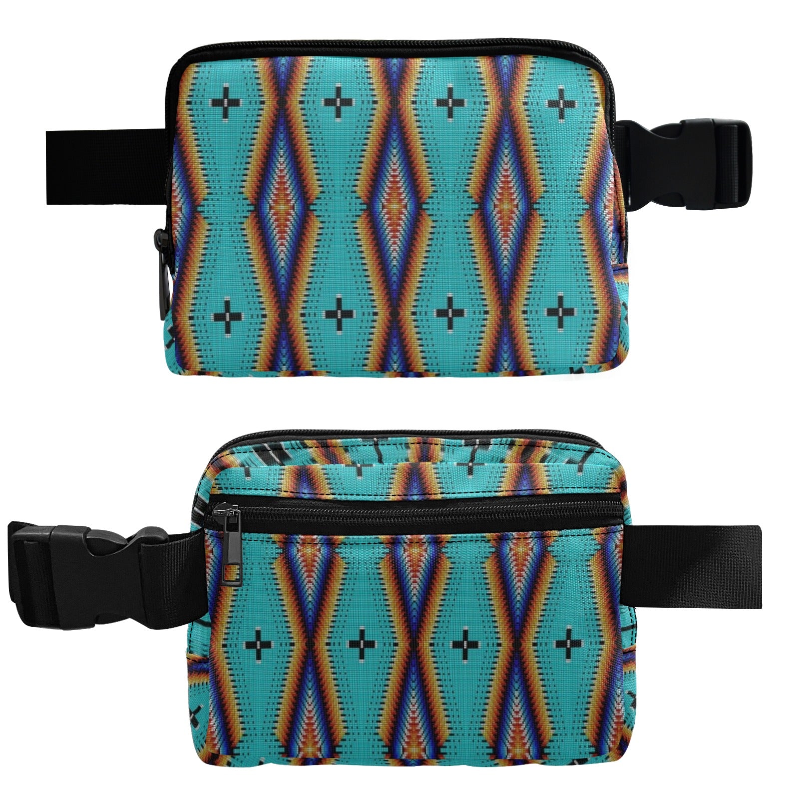 Diamond in the Bluff Turquoise Belt Bag