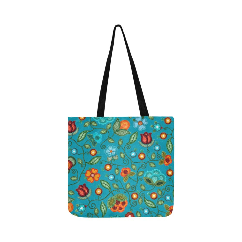 Prairie Fire Petals Ocean Reusable Shopping Bag (Two sides)