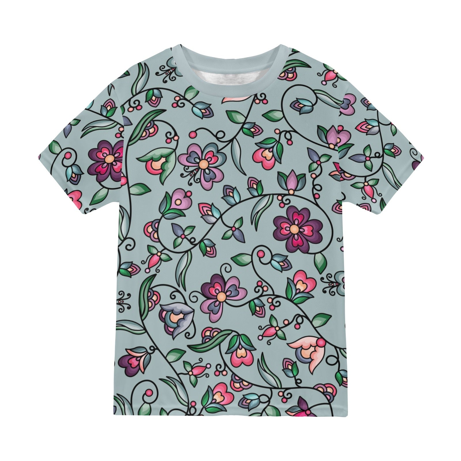 Amber Evening Garland Turquoise T-shirt for Men