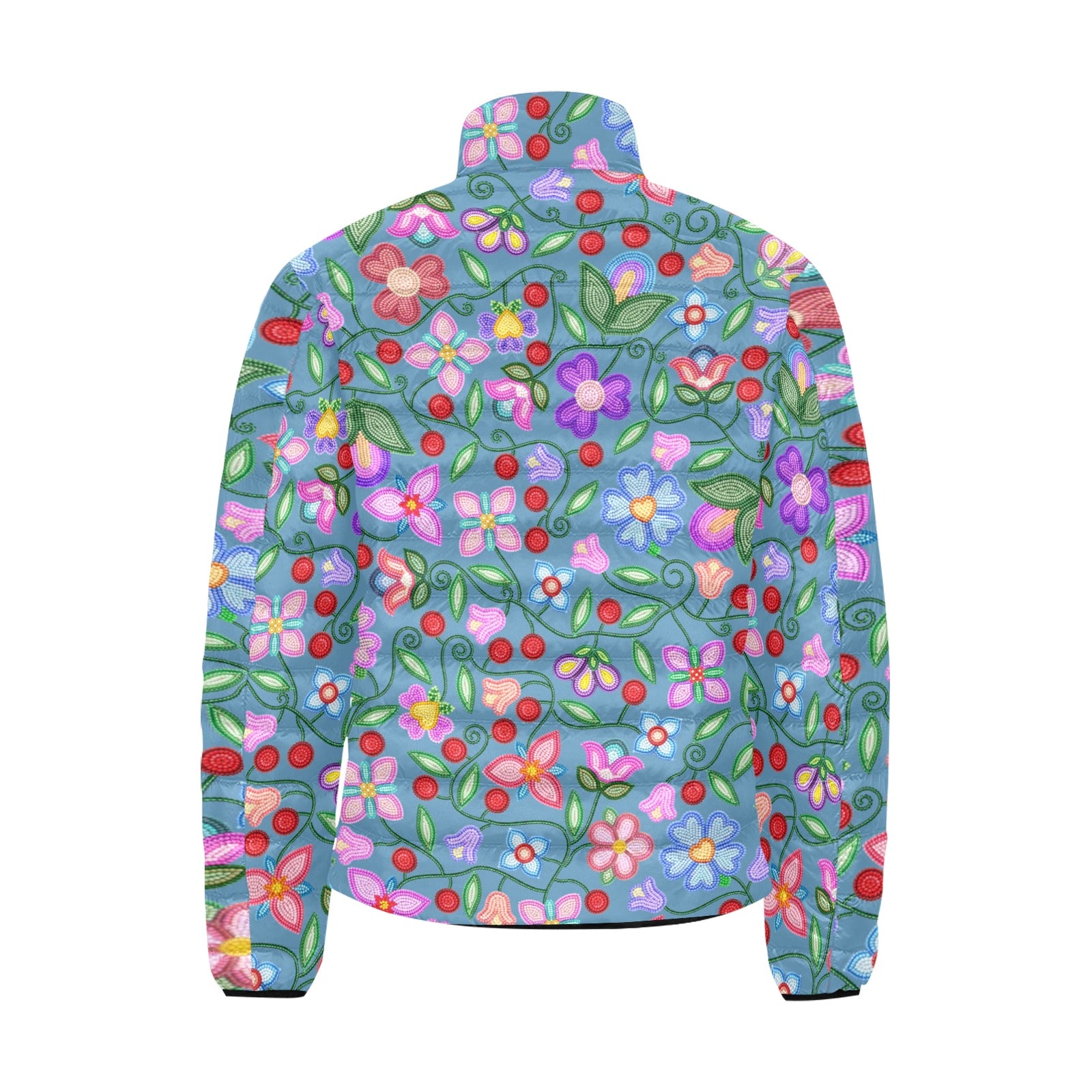Petal Harmony River Men's Padded Jacket