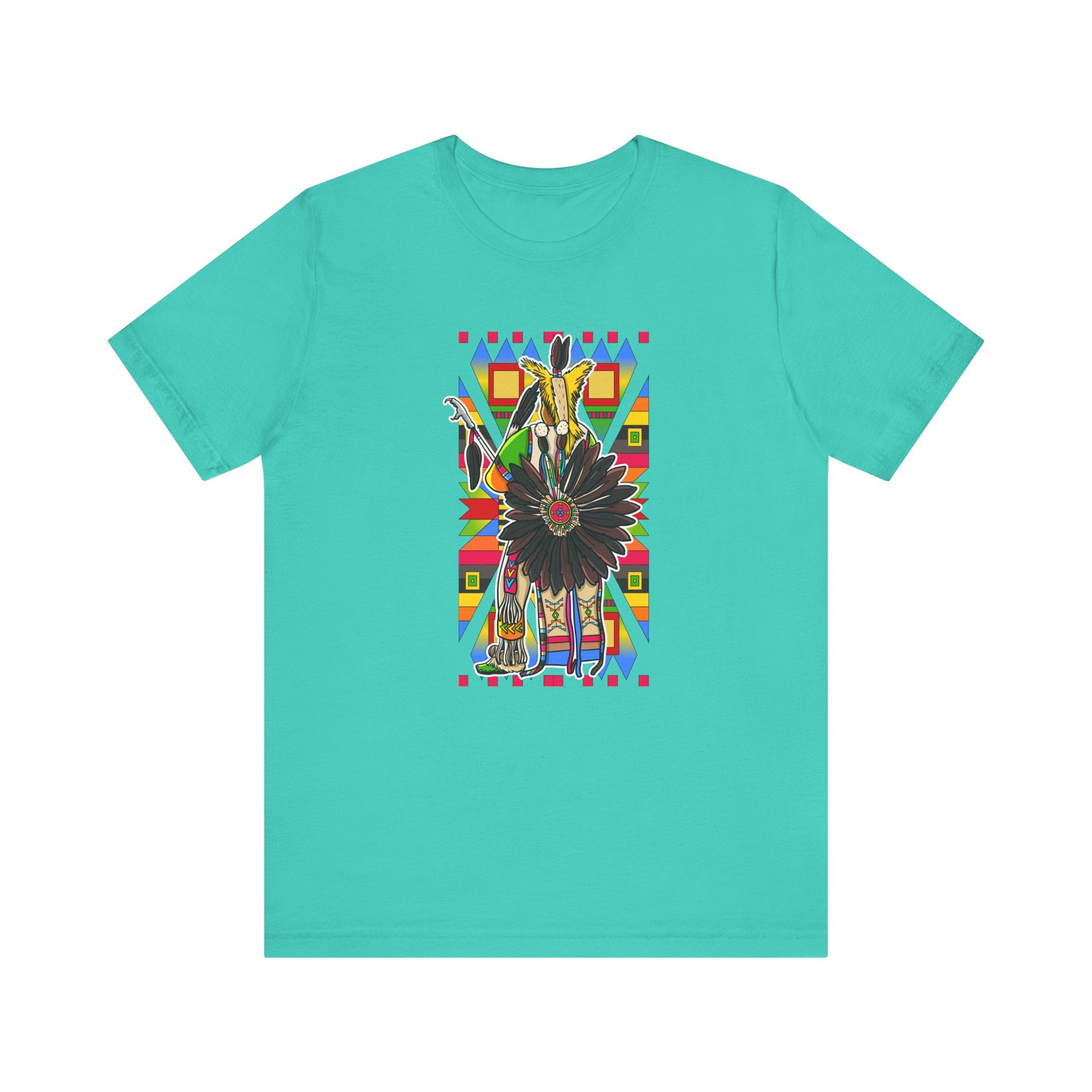 Traditional Powwow Man Dancer 5 Bella Canvas T-shirt