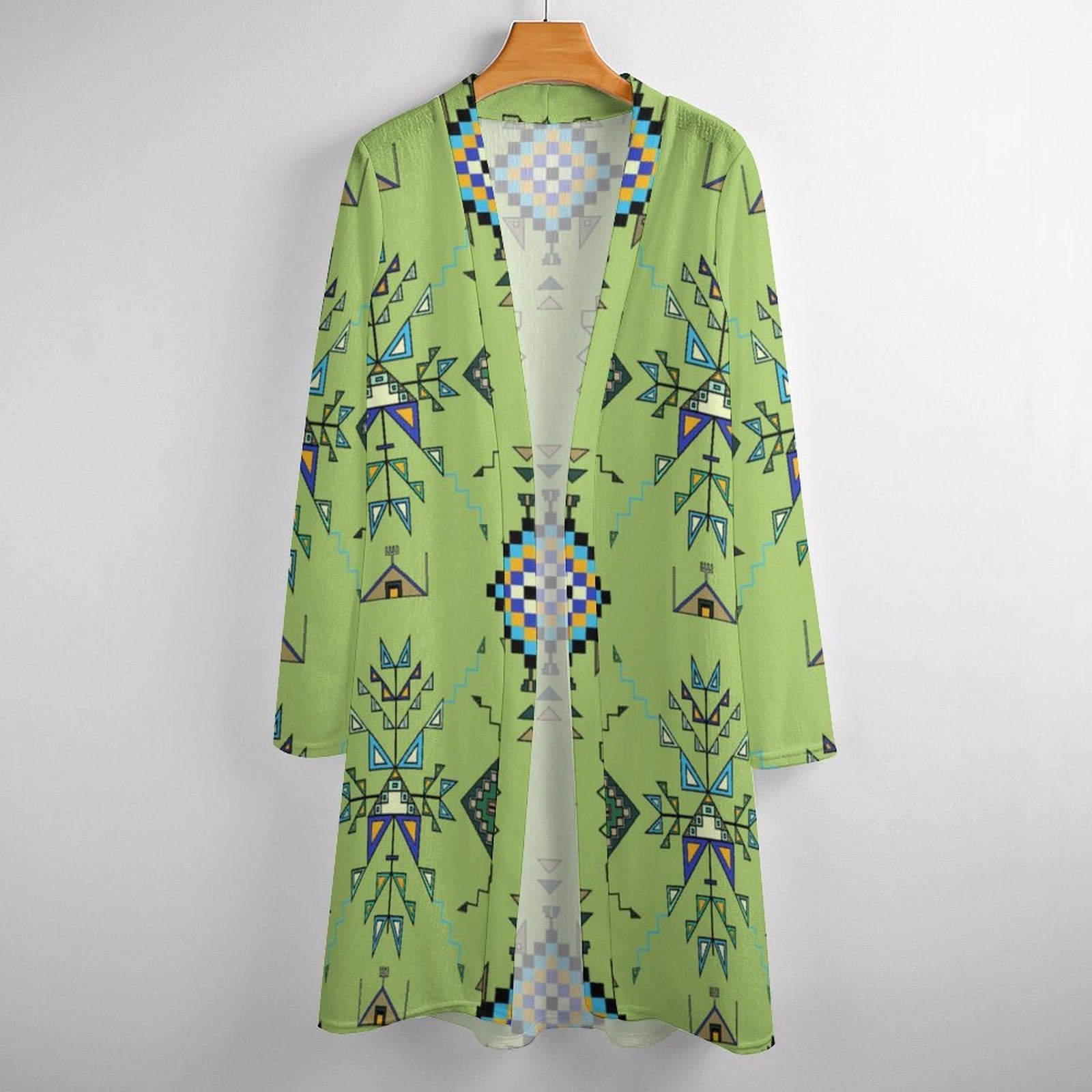 Bear Shield Green Cardigan
