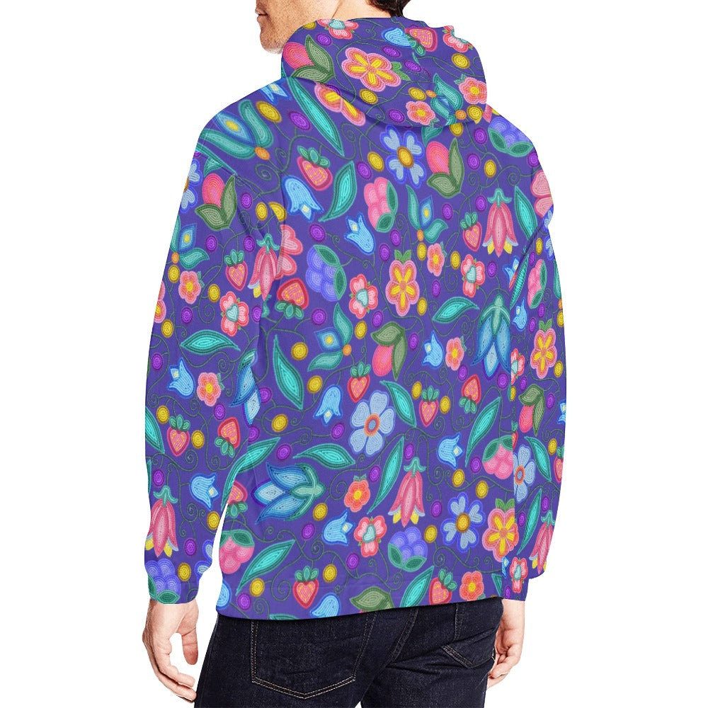 Sweet Offering Indigo Hoodie for Men (USA Size)
