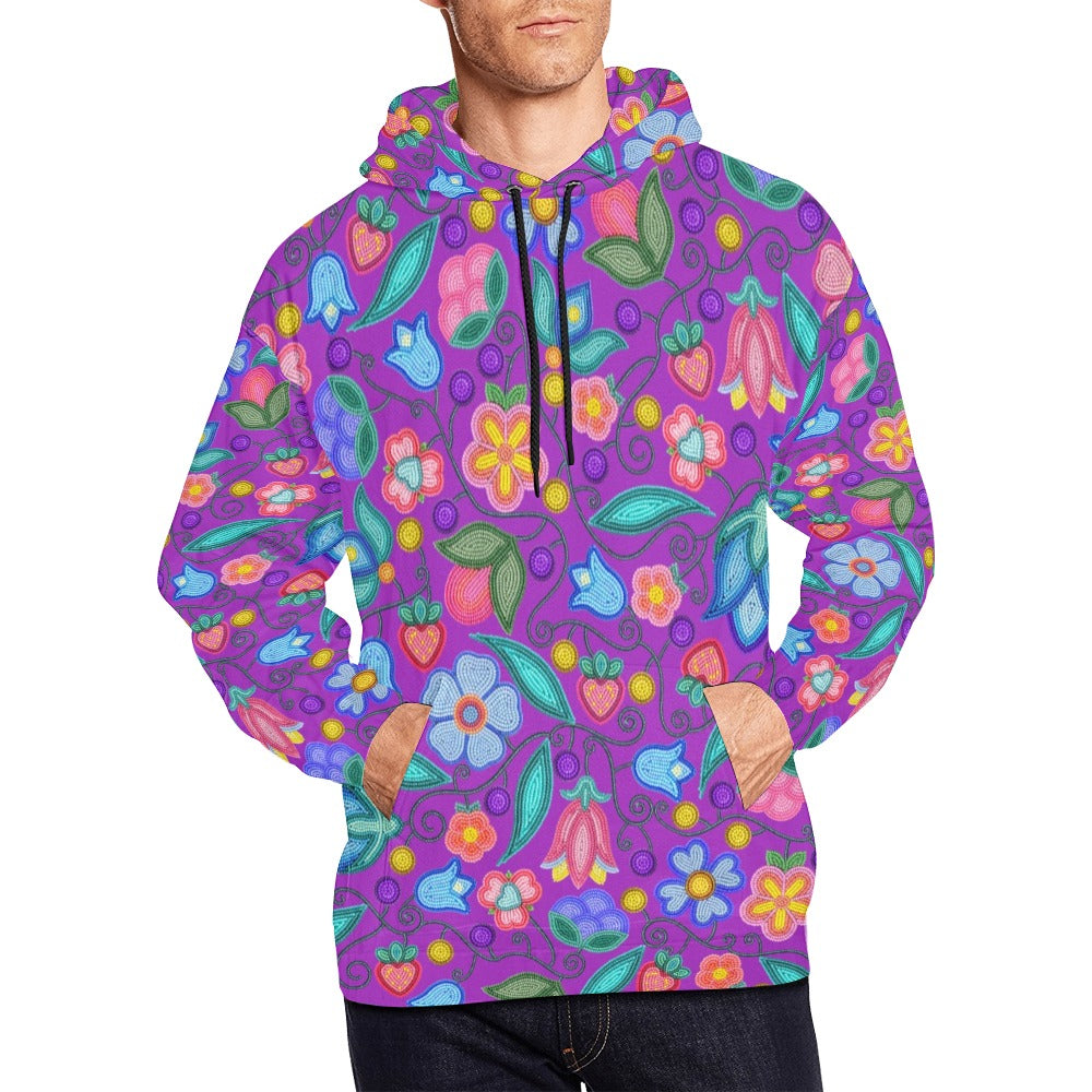 Sweet Offering Purple Hoodie for Men (USA Size)