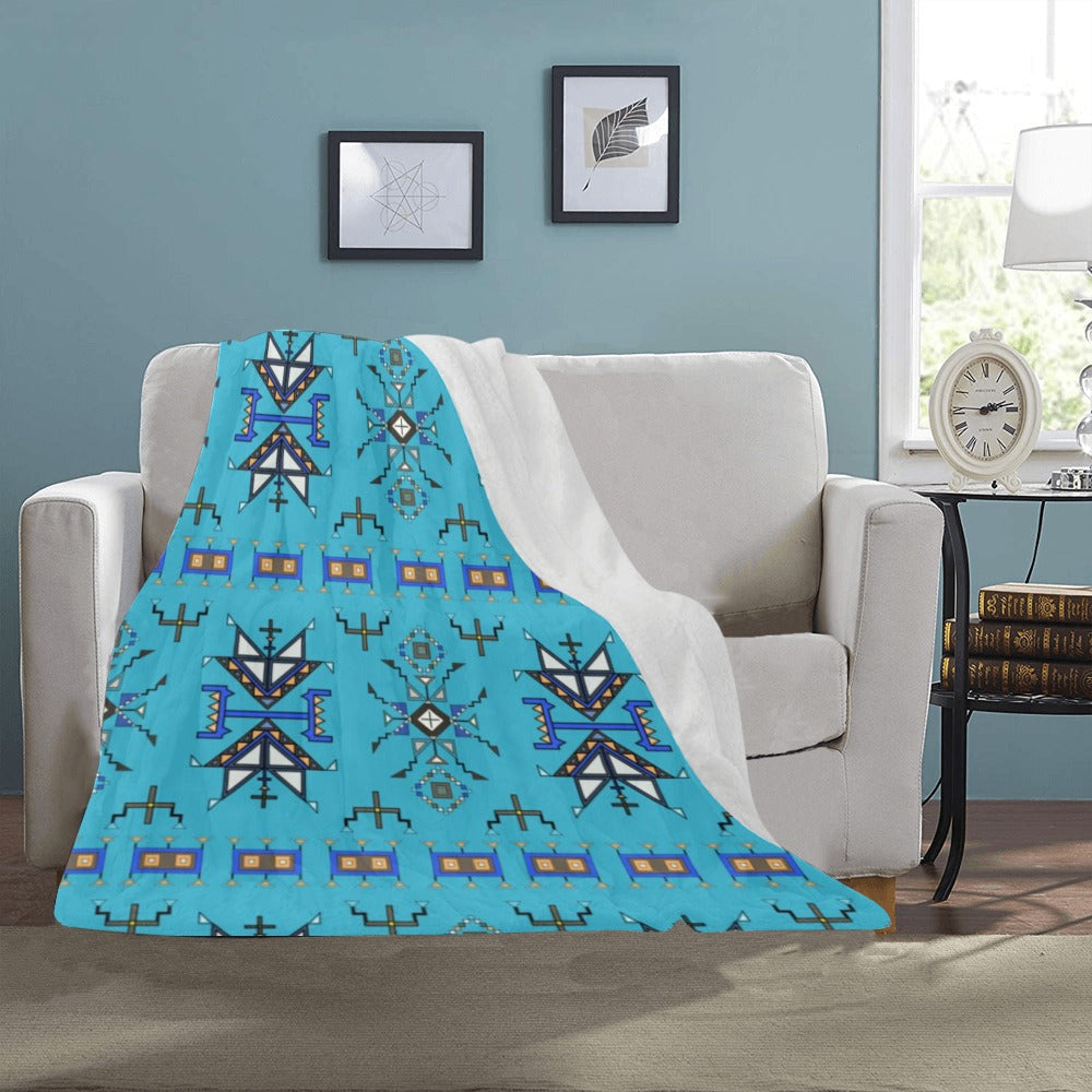 Eagle Strike Blue Ultra-Soft Micro Fleece Blanket 40"x50"