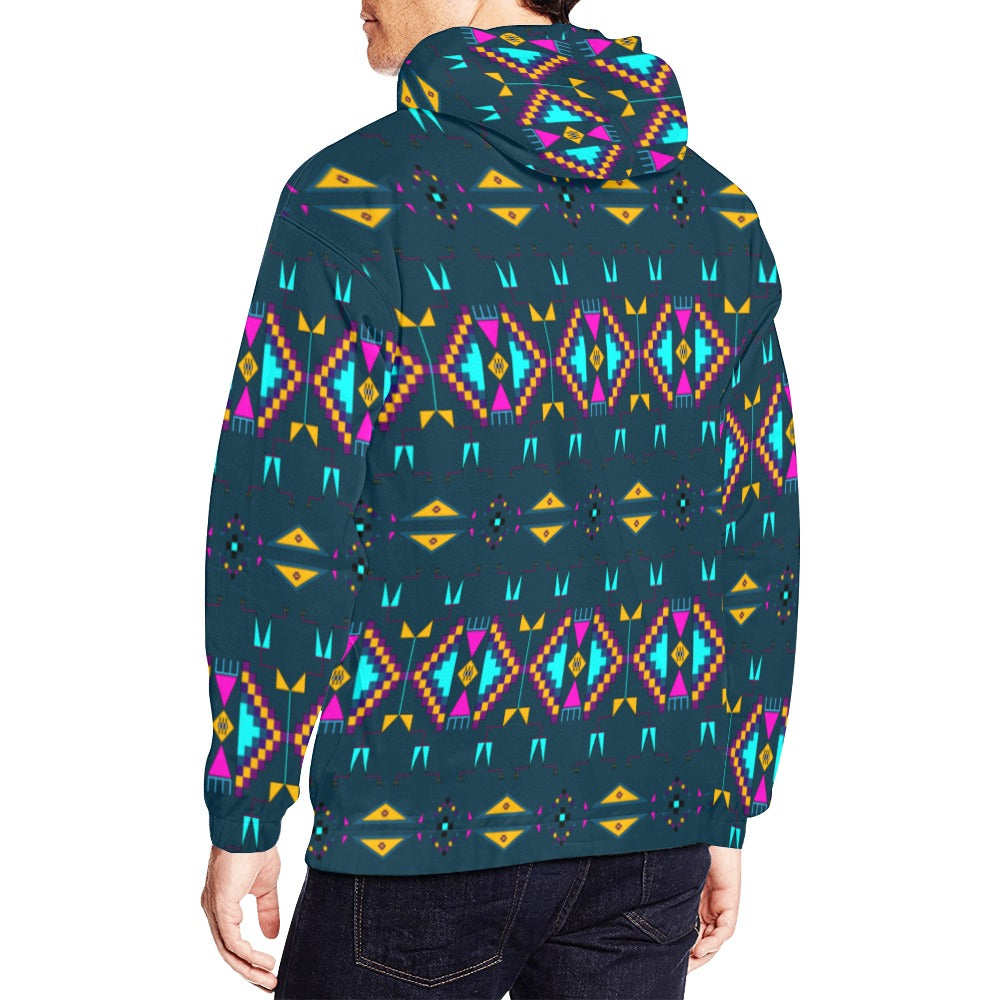 Rite of Passage Dark Teal Hoodie for Men (USA Size)