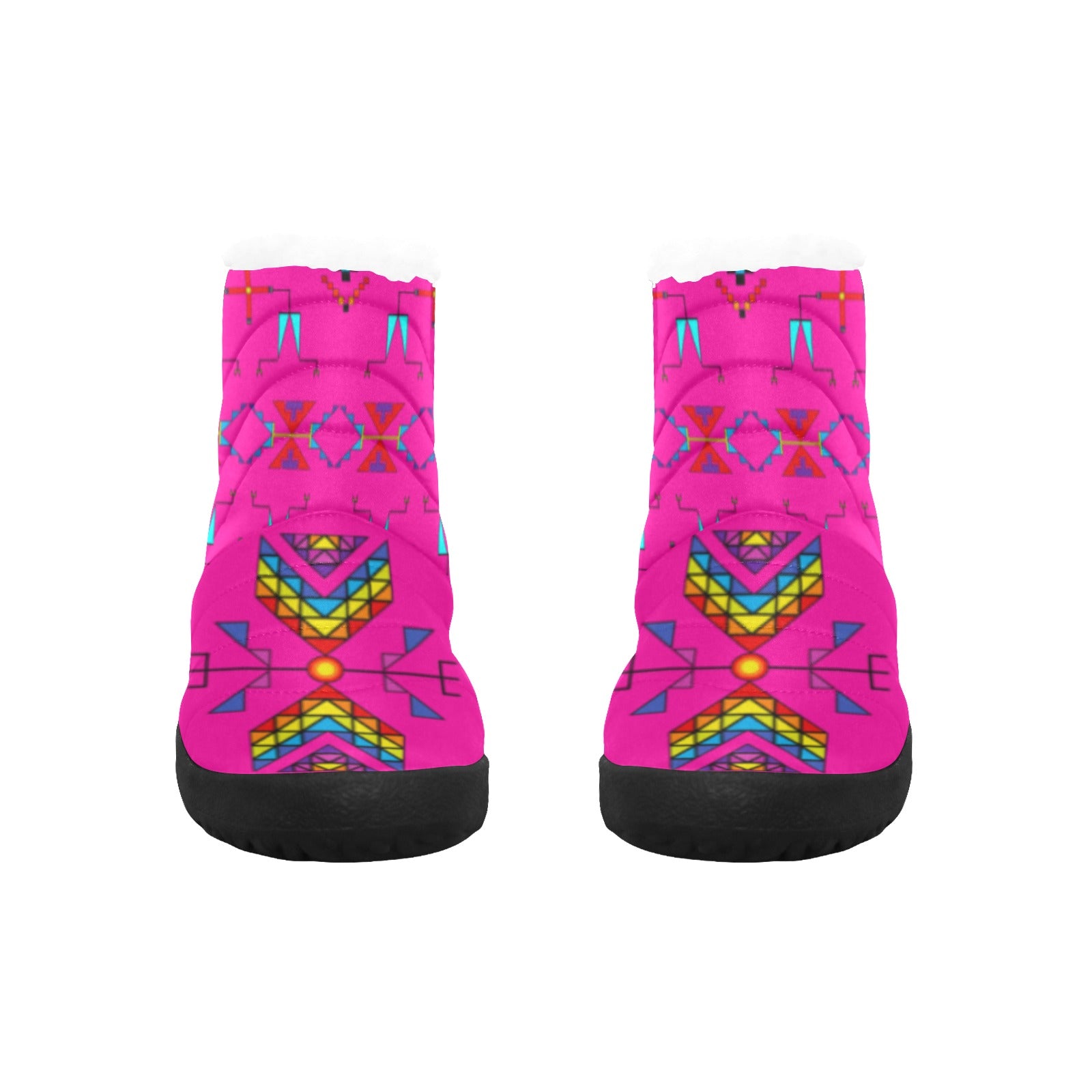 Rainy Chief Rainbow Hot Pink Men's Padded Winter Boot