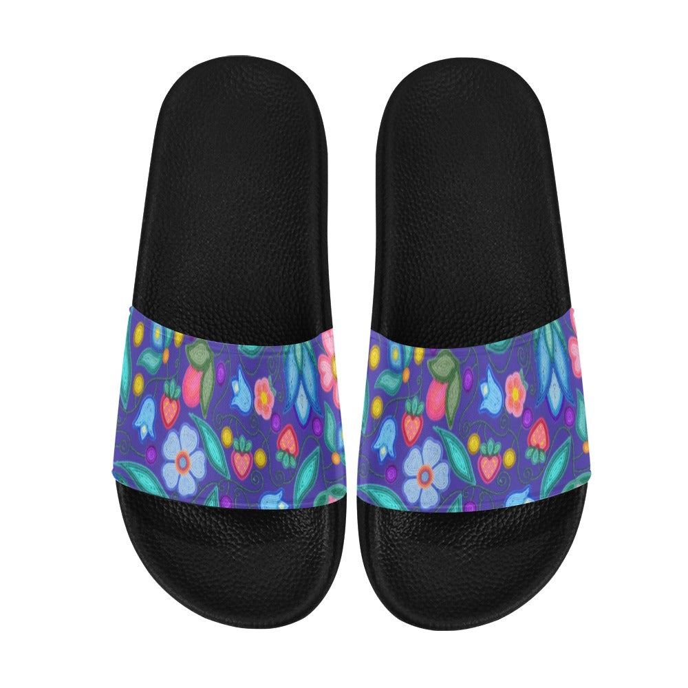 Sweet Offering Indigo Women's Slide Sandals