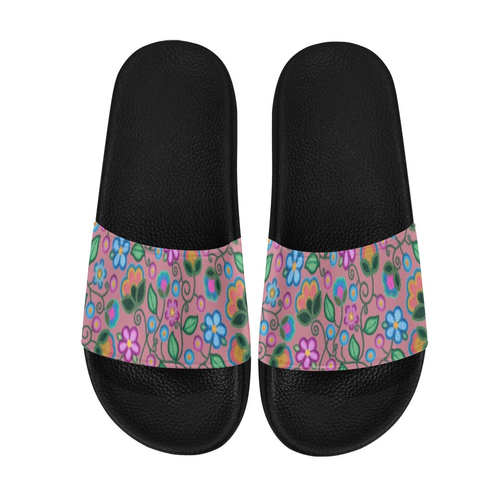 Turquoise Sunbeam Peach Men's Slide Sandals