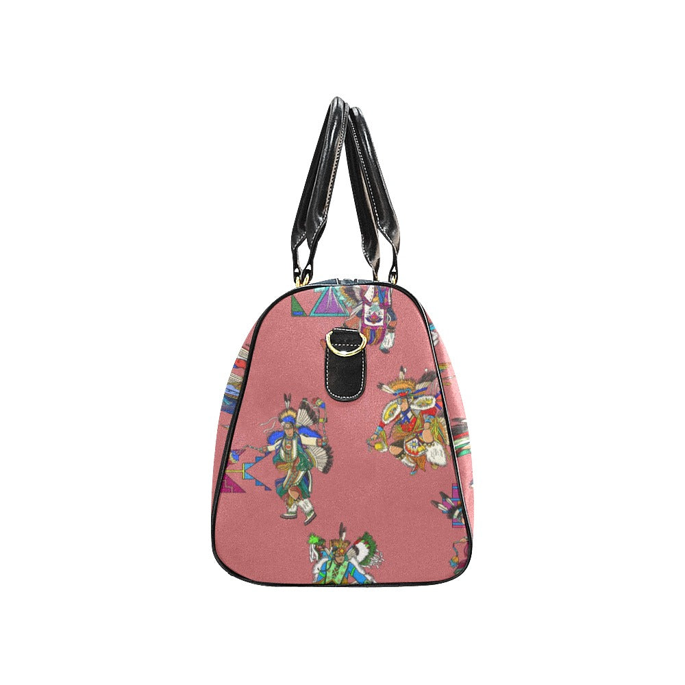 Men's Fancy Dancers Terra Cotta Waterproof Travel Bag/Small