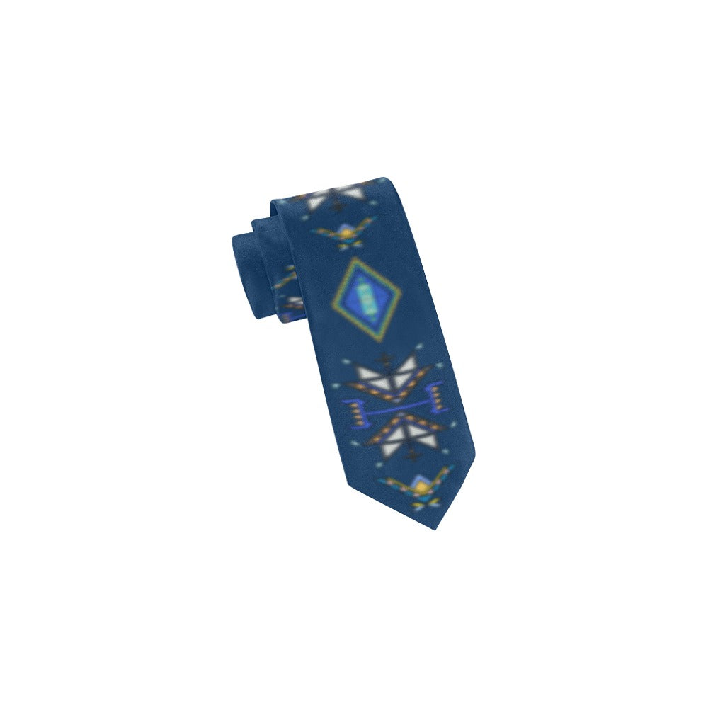 Eagle Strike Geometric Classic Necktie (Two Sides)