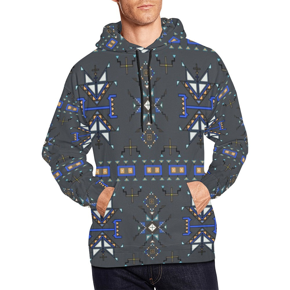Eagle Strike Gray Hoodie for Men (USA Size)
