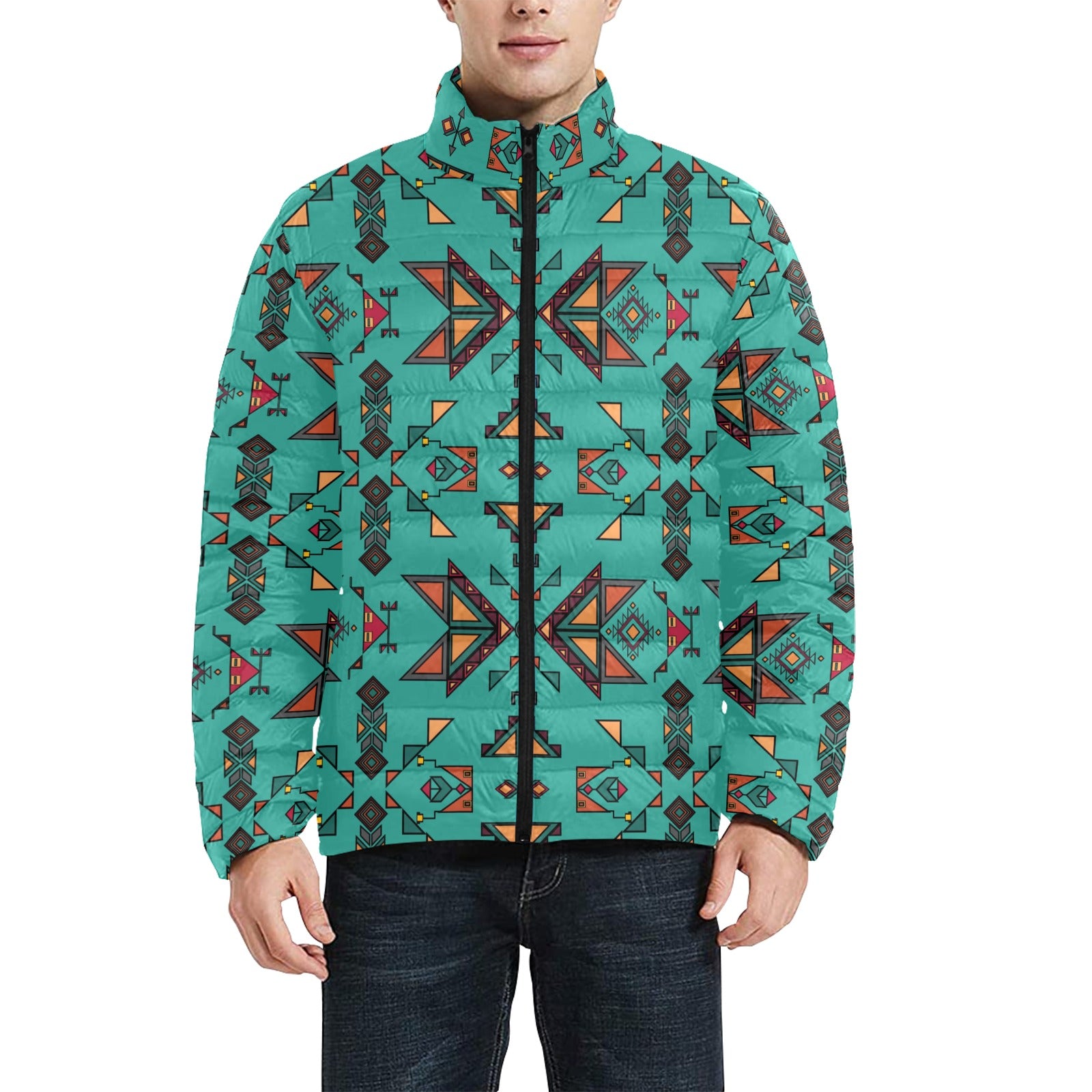 Arrow Dawn Turquoise Men's Padded Jacket