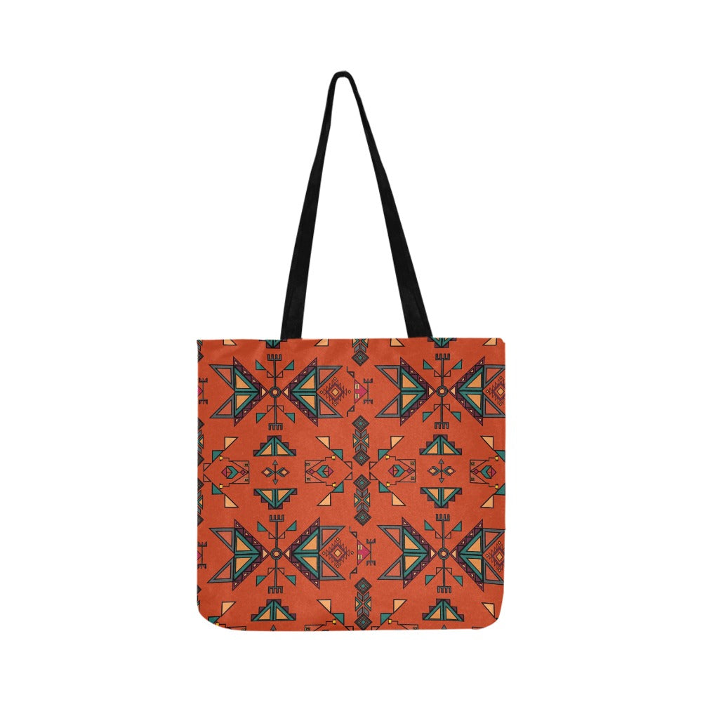 Arrow Dawn Orange Reusable Shopping Bag (Two sides)