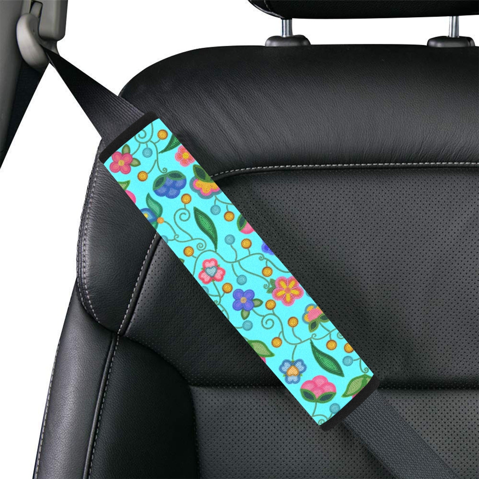 Skyberry Serenade Sky Car Seat Belt Cover 7''x12.6'' (Pack of 2)