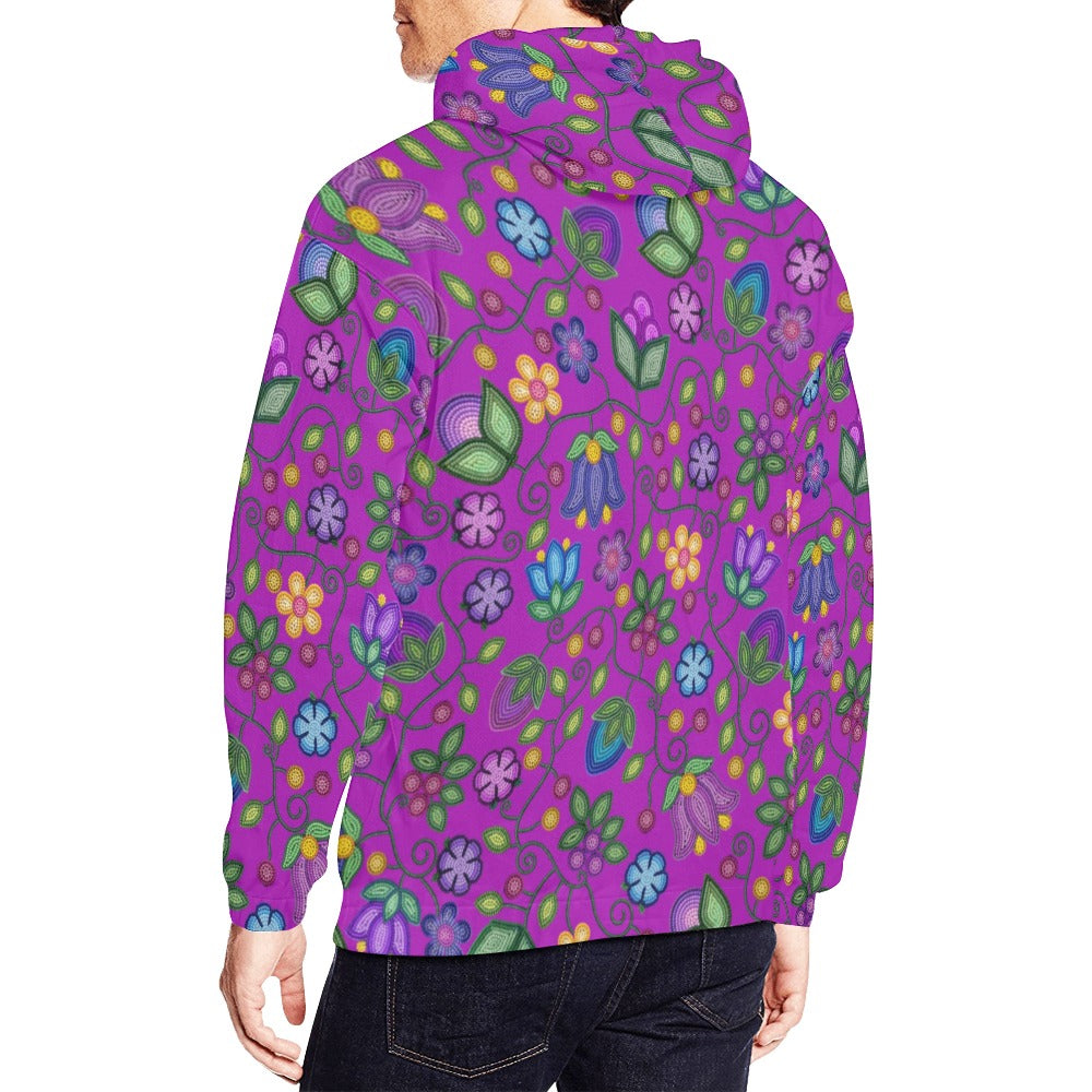 Bloom Uplift Purple Hoodie for Men (USA Size)