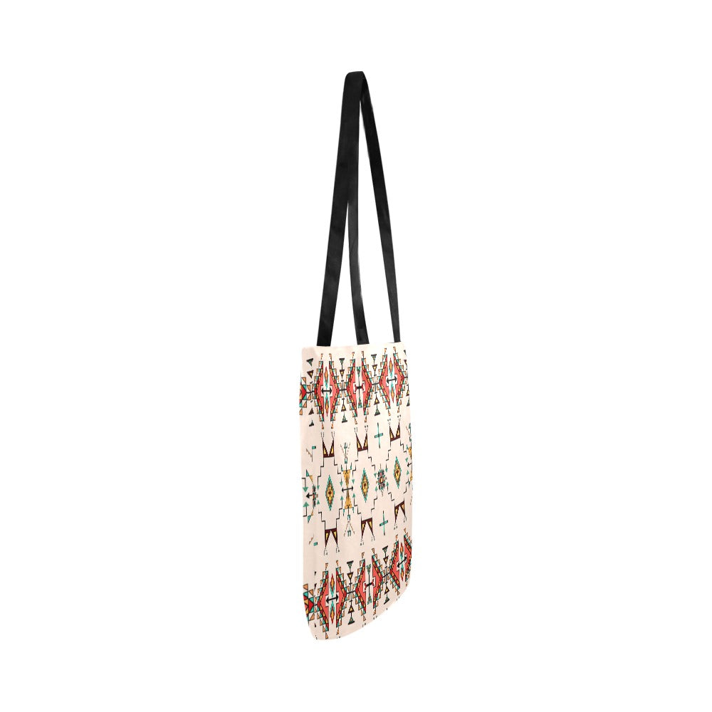 Thunder Flight Cream Reusable Shopping Bag (Two sides)