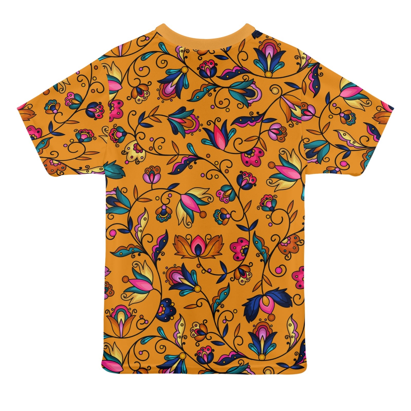 Copper Prairie Petals Orange T-shirt for Women