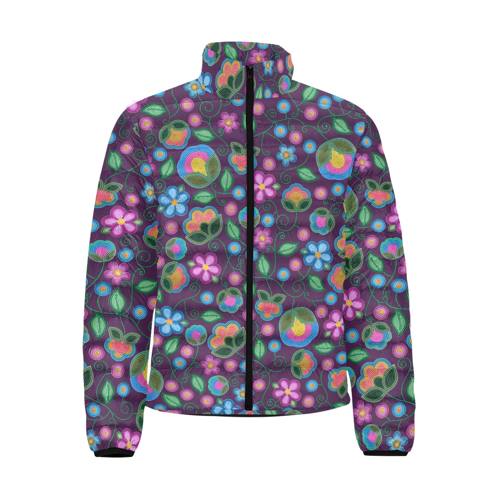 Turquoise Sunbeam Violet Men's Padded Jacket