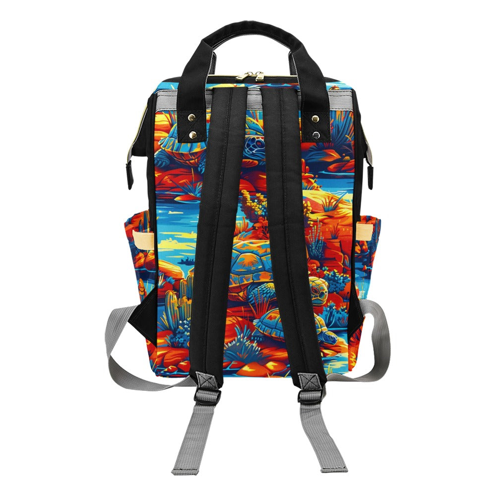 Turtle Power Multi-Function Diaper Backpack/Diaper Bag