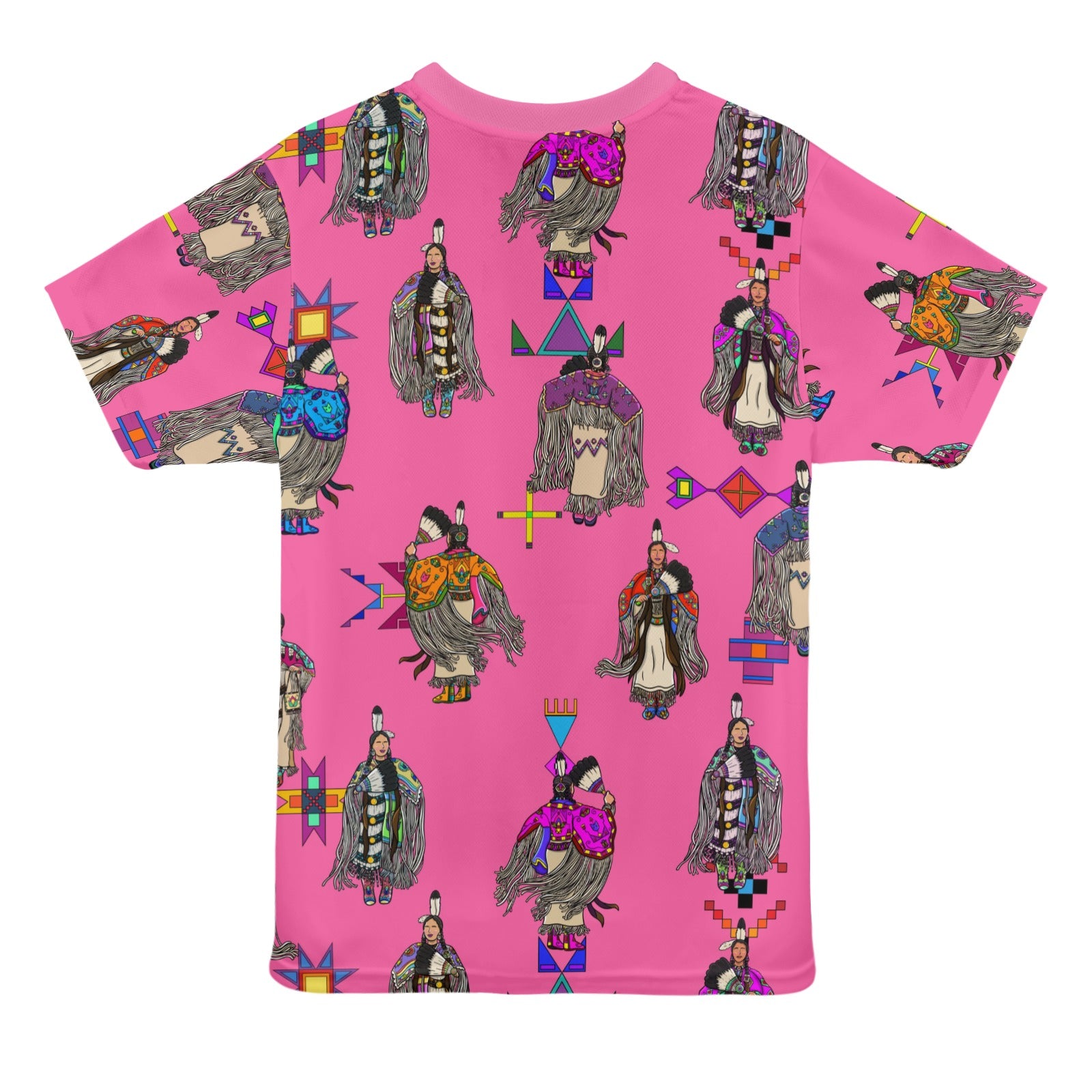 Women's Tradish Dancers Pink T-shirt for Women