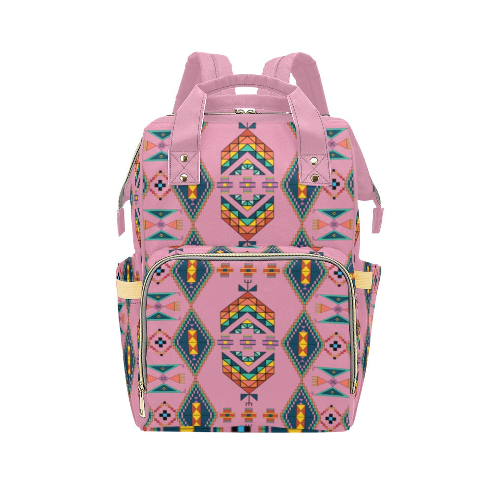 Travois Tipi Dusky Sunset Multi-Function Diaper Backpack/Diaper Bag