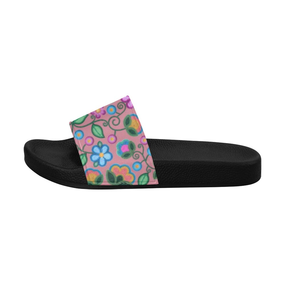 Turquoise Sunbeam Peach Women's Slide Sandals