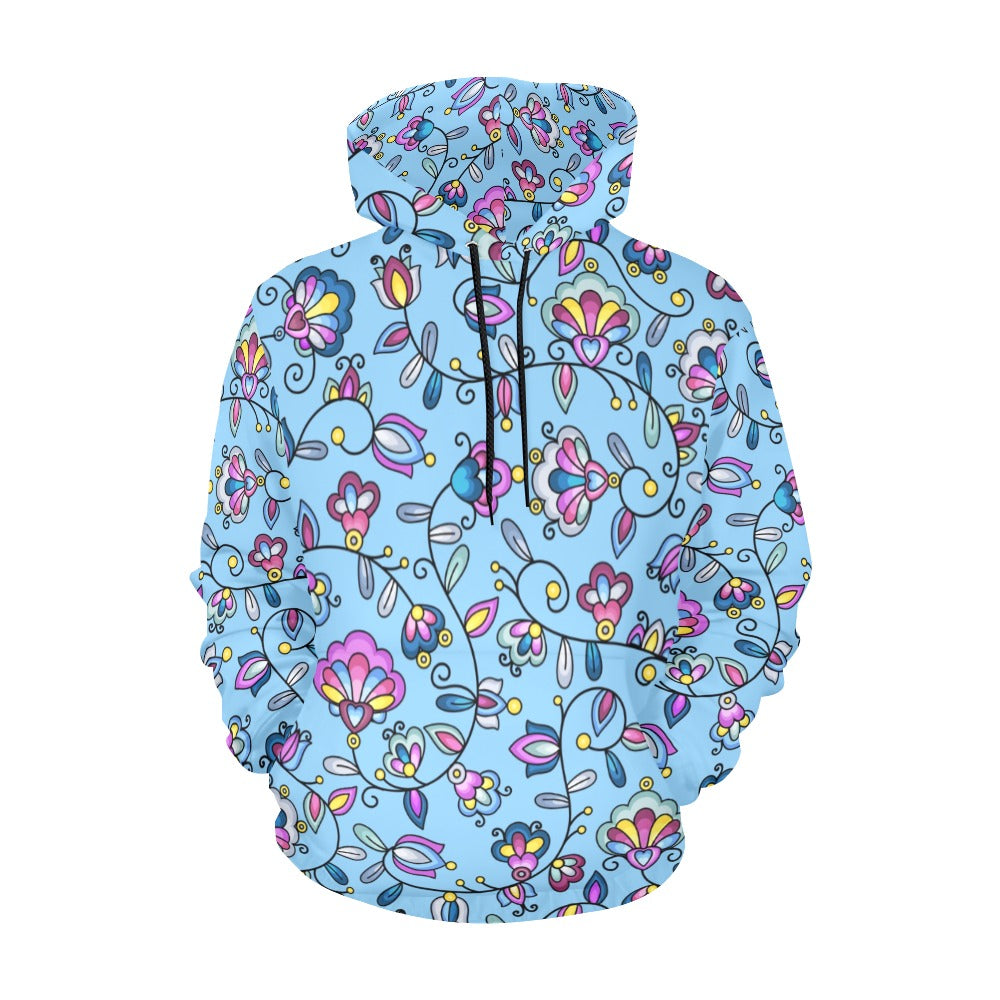 Autumn Bundle Blessing Blue Hoodie for Men (USA Size)