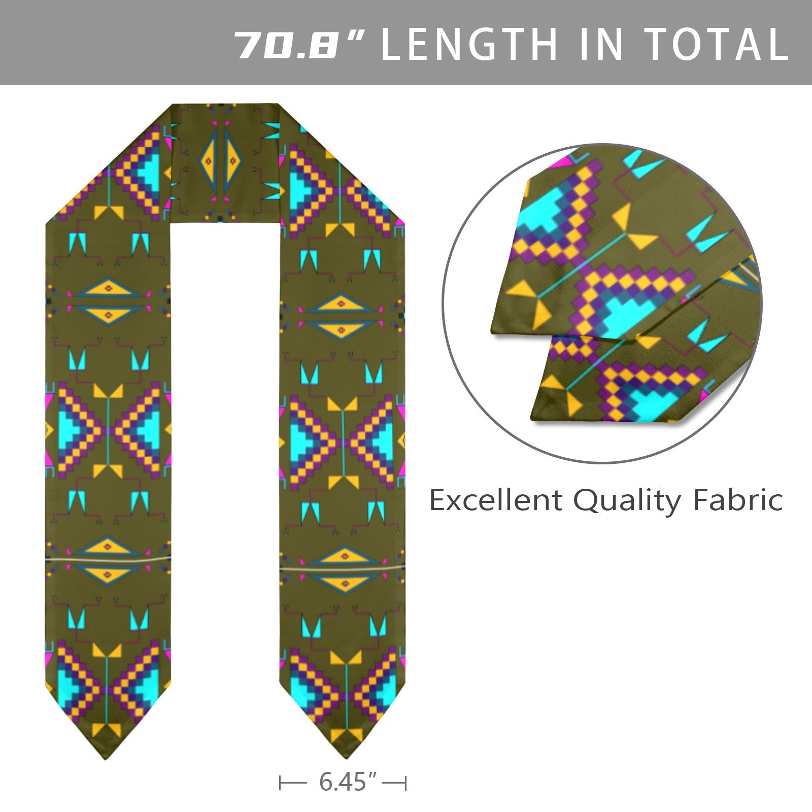 Rite of Passage Olive Graduation Stole