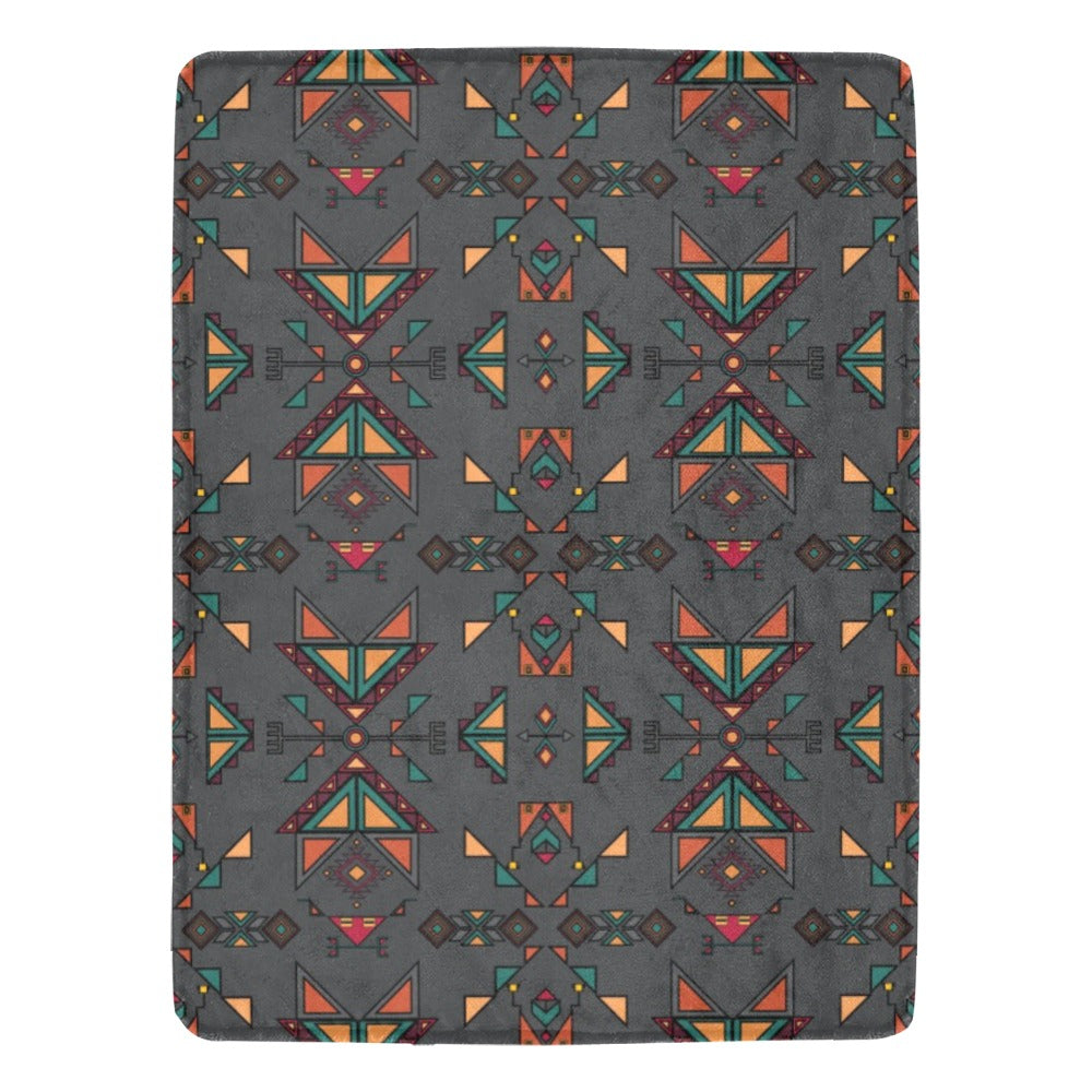 Arrow dawn Gray Ultra-Soft Micro Fleece Blanket 60"x80"